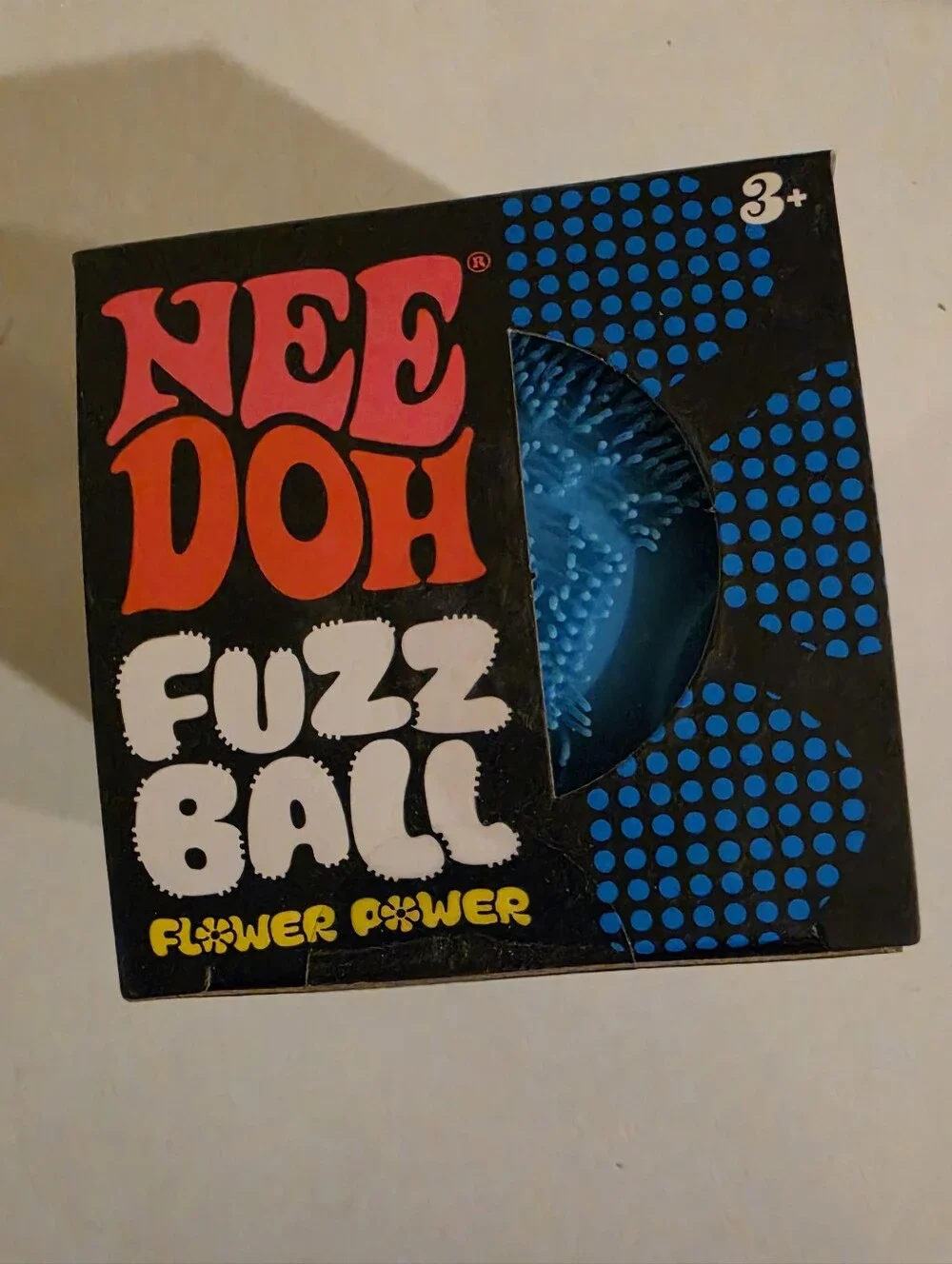 Needoh Fuzz Ball- Blue